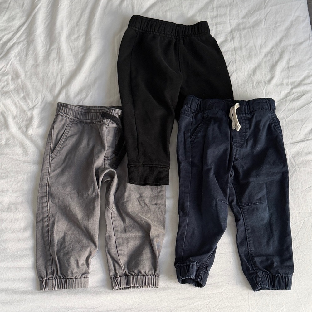 Tucker + Tate Kids Joggers - Black, Gray, and Navy